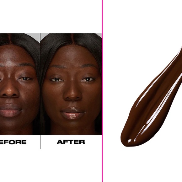 🆕UOMA Beauty by Sharon C Black Pearl T2 Flawless IRL Skin Perfecting Foundation - Picture 4 of 4